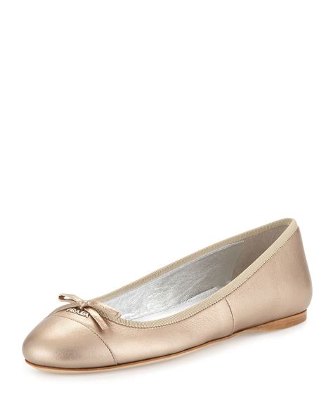 roberto prada metalli|metallic PRADA Women Flats .